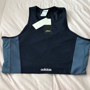 Adidas Dark Blue Sleeveless Top